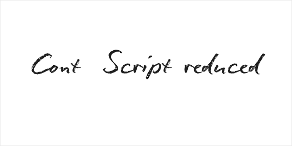 Conté Script reduced Logo