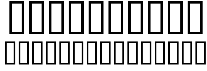 Contact Needs Font OTHER CHARS