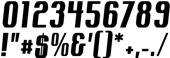 Contactbold Font OTHER CHARS