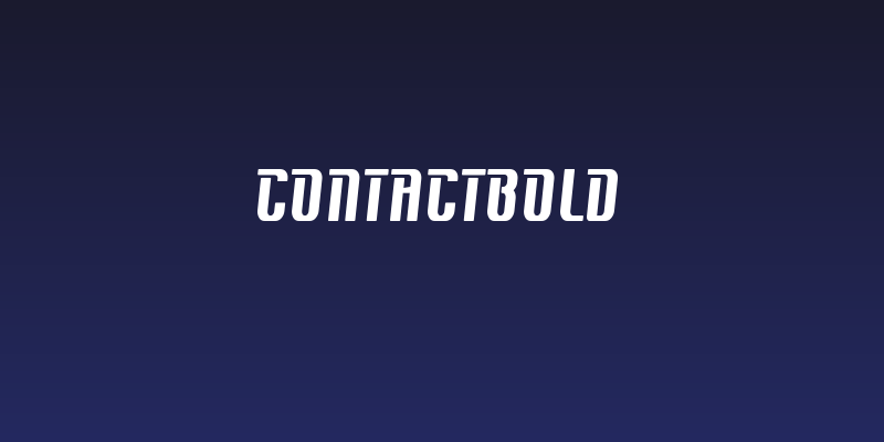 Contactbold Social Header