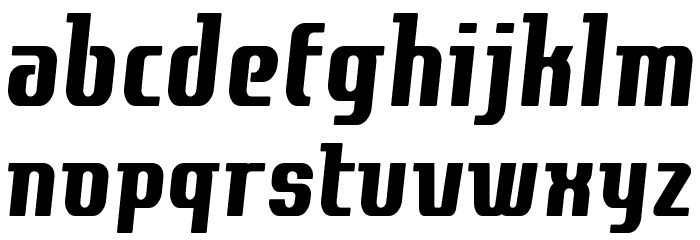 Contactbold Font LOWERCASE