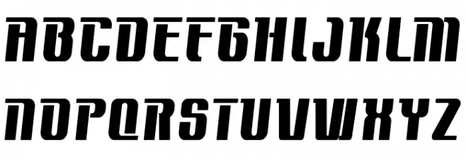 Contactexbold Font UPPERCASE