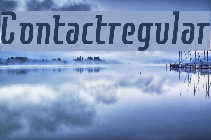 Contactregular Fonte examples