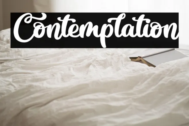 Contemplation Example 1