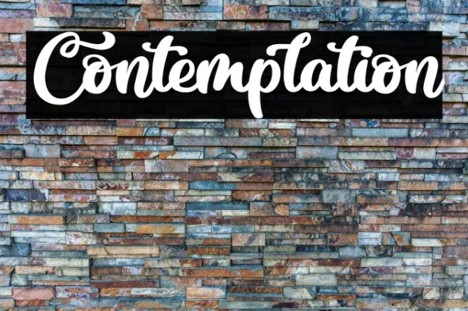 Contemplation Example 2