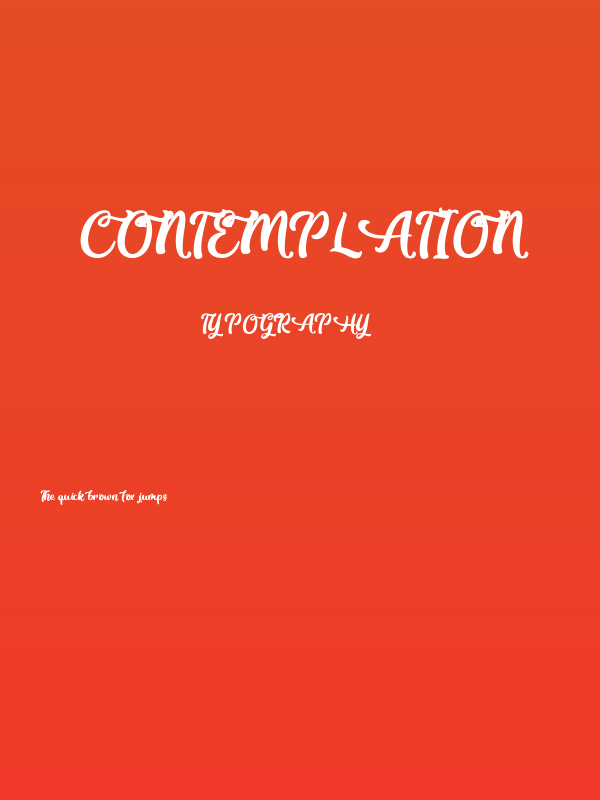 Contemplation Poster