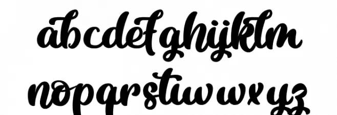 Contemplation 字体 小写