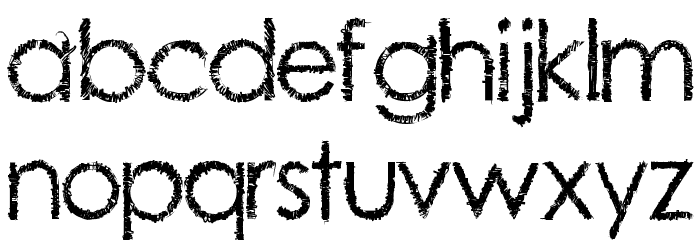 ContenG Font LOWERCASE