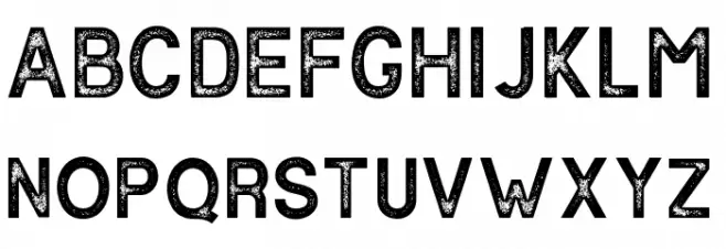 ContenderFreeVersion Шрифта ВЕРХНИЙ