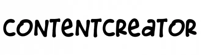 Content Creator  フリーフォントのダウンロード