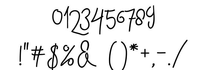 ContentoScript Font OTHER CHARS