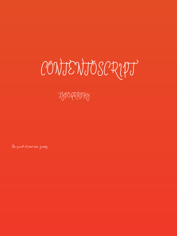 ContentoScript Poster
