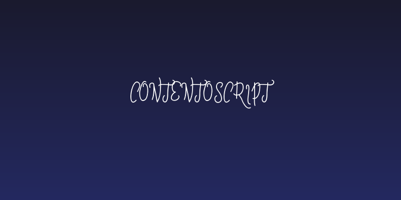 ContentoScript Social Header
