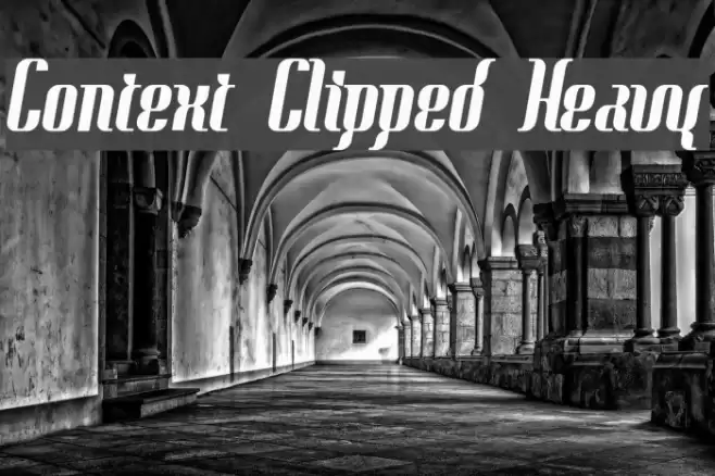 Context Clipped Heavy Caratteri examples