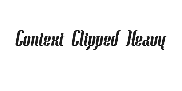 Context Clipped Heavy Logo