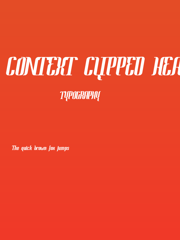 Context Clipped Heavy Poster