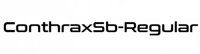 ConthraxSb-Regular  les polices de caractères gratuit tlcharger