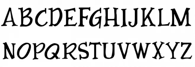 Conti Street Шрифта ВЕРХНИЙ