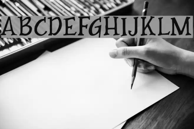 Conti Street 字体 examples