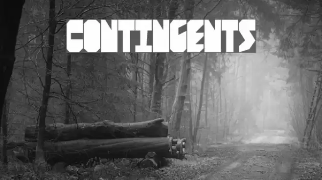 Contingents Font examples