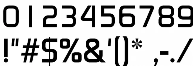 Continuum Medium フォント その他の文字