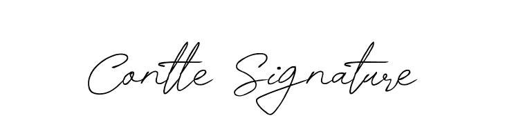 Contle Signature  नि: शुल्क फ़ॉन्ट्स डाउनलोड