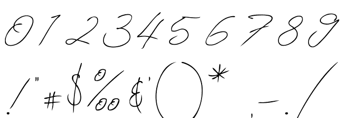 Contle Signature Font OTHER CHARS