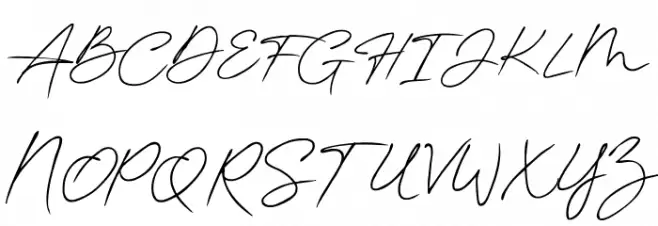 Contle Signature Polices MAJUSCULES