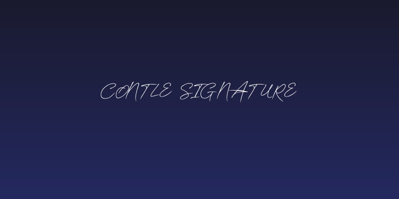 Contle Signature Social Header