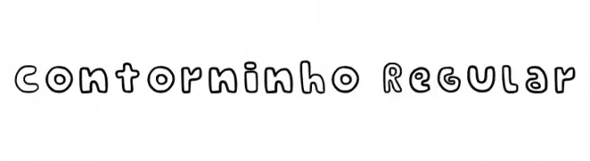 Contorninho Regular  नि: शुल्क फ़ॉन्ट्स डाउनलोड