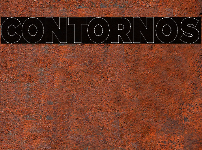 Contornos Font examples