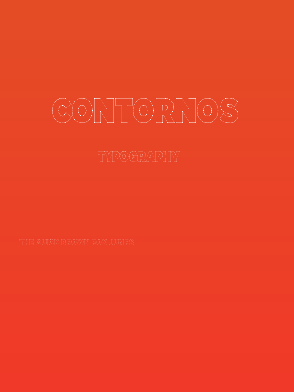 Contornos Poster