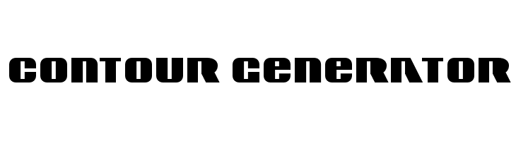 Contour Generator Fuentes
