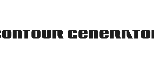 Contour Generator Logo