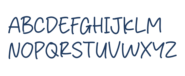 Contour Line Uppercase