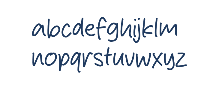 Contour Line Lowercase