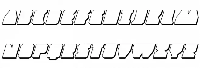 Contour of Duty 3D Italic  