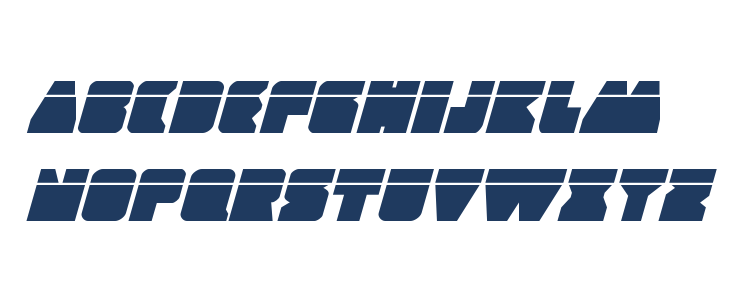 Contour of Duty Laser Italic Lowercase