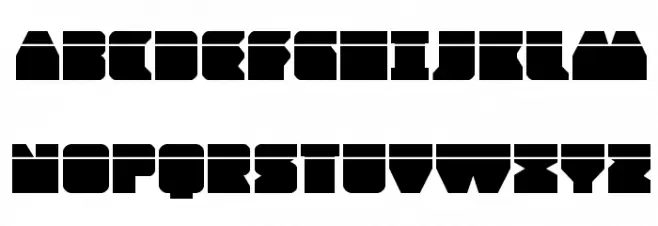 Contour of Duty Laser Шрифта ВЕРХНИЙ