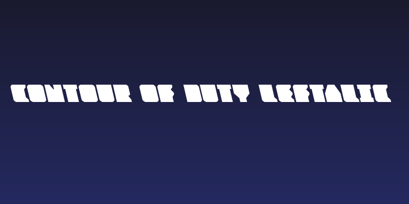 Contour of Duty Leftalic Social Header
