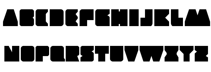 Contour of Duty Font LOWERCASE
