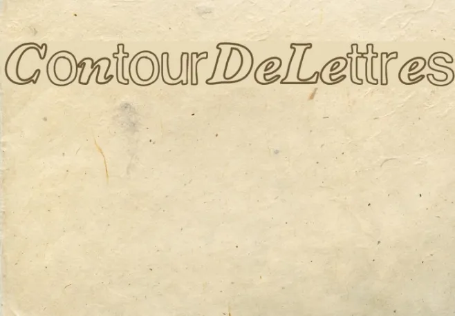 ContourDeLettres Example 2