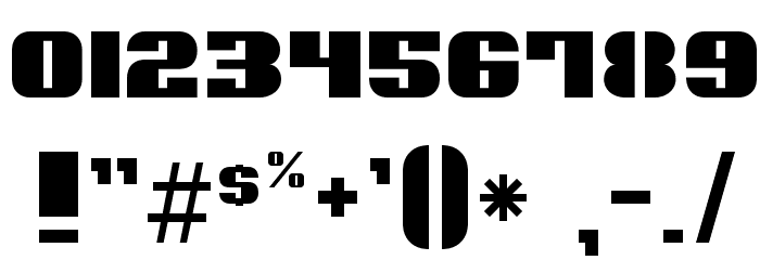 ContourGenerator-Regular Font OTHER CHARS