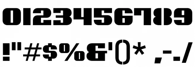 ContourGenerator-Regular Font OTHER CHARS