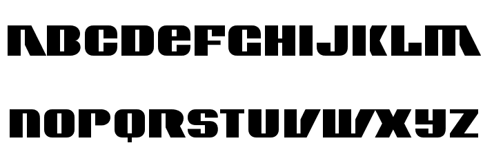 ContourGenerator-Regular Font LOWERCASE