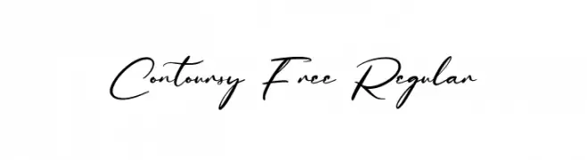 Contoursy Free Regular  免费字体下载
