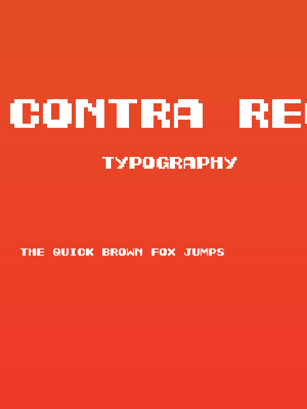 Contra Regular Poster
