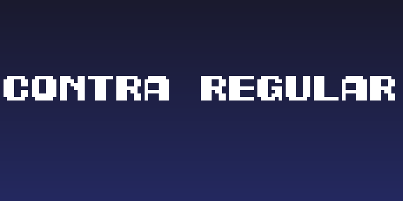 Contra Regular Social Header