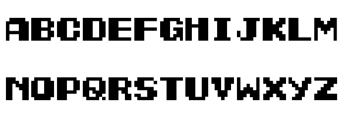 Contra Regular Font LOWERCASE