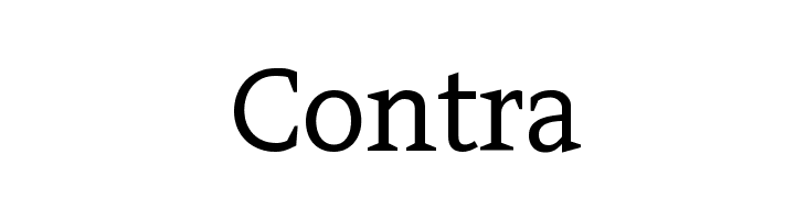 Contra Font